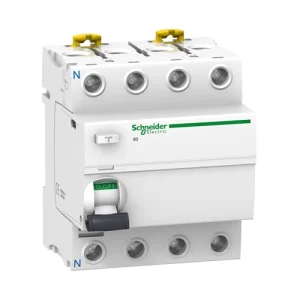 محافظ جان سه فاز 25 آمپر اشنایدر 30 میلی آمپر قدرت قطع 6kA